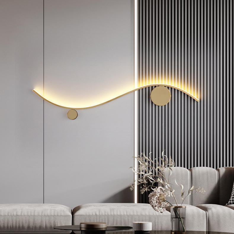 Настенный светильник TEMP L100 Black by ImperiumLoft