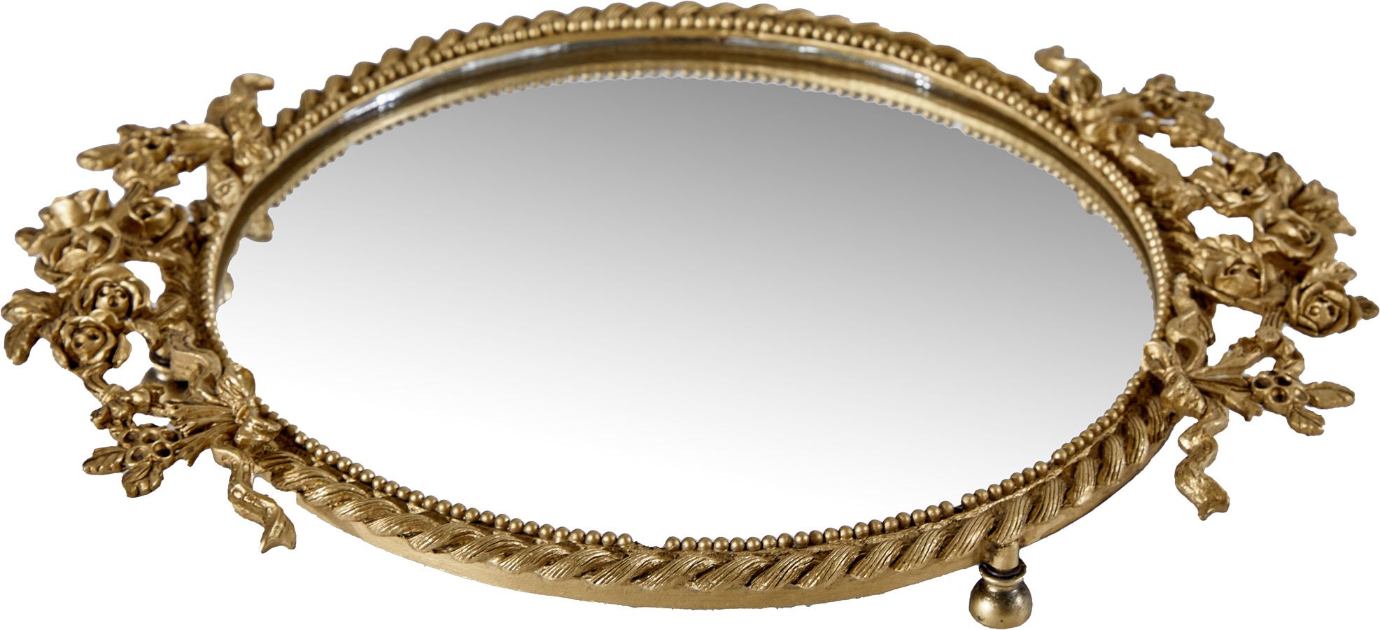 Поднос с зеркальной поверхностью Флора Glasar 57-479