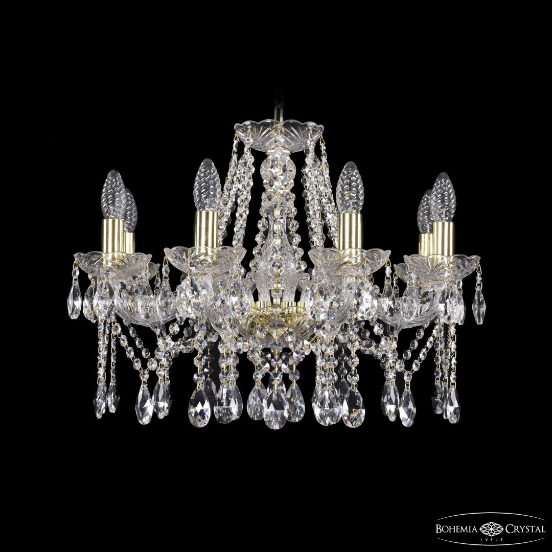 Люстра хрустальная 1413/8/200 G