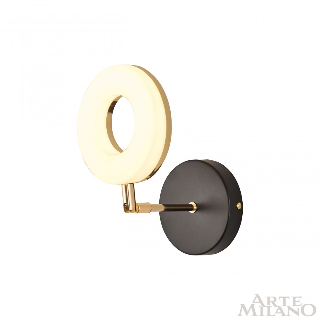 Бра светодиодные 271399/1B BK/GD Arte Milano