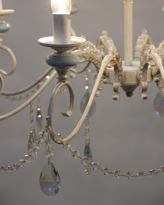 Подвесная люстра Abrasax L.8303-8CREAM/G