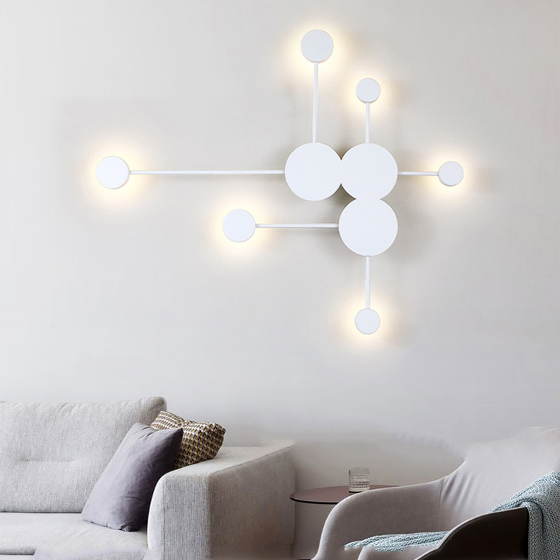 Бра Pin Wall Light 6 Black by ImperiumLoft