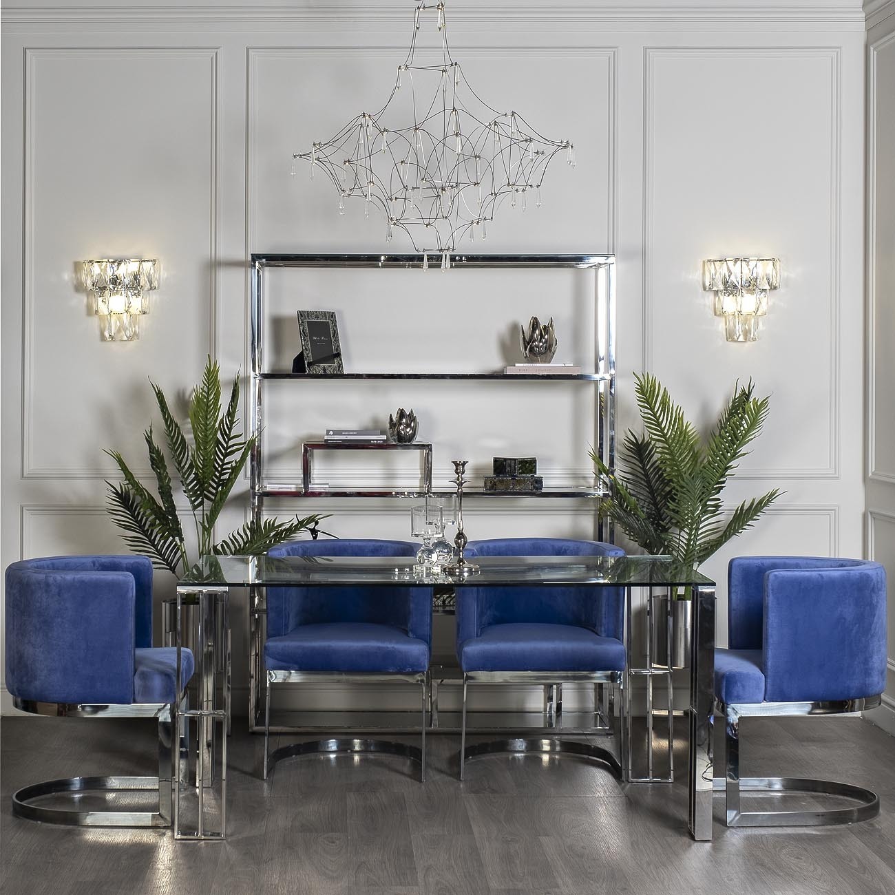 Стол обеденный металлический Garda Decor GY-DT06SS