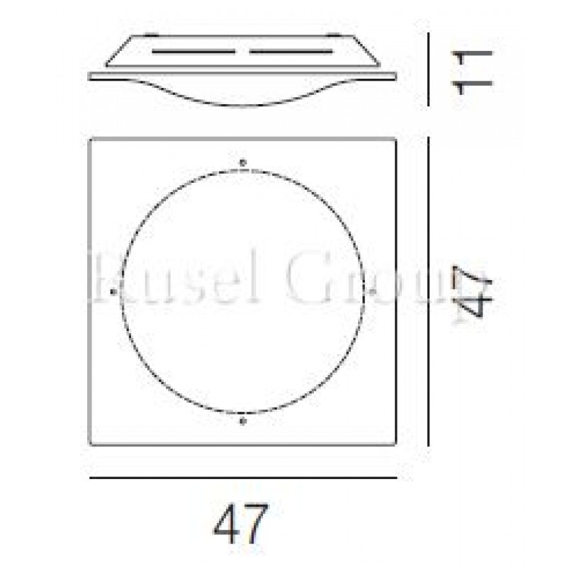 Потолочный светильник Vistosi SOFFIO PL