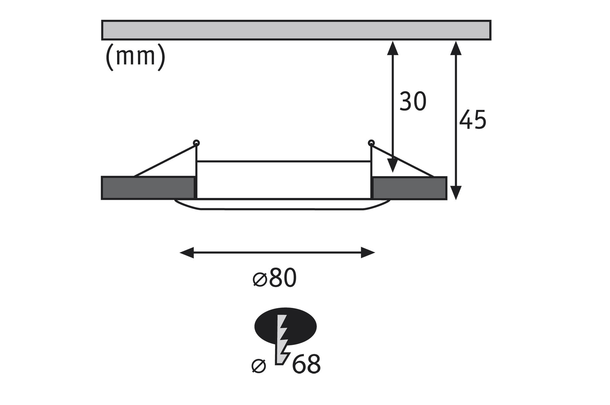 Встраиваемый светильник Paulmann 92824