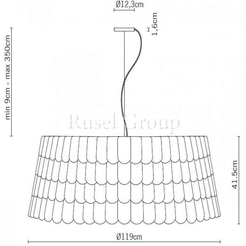 Подвесной светильник Fabbian Roofer F12 A09 43
