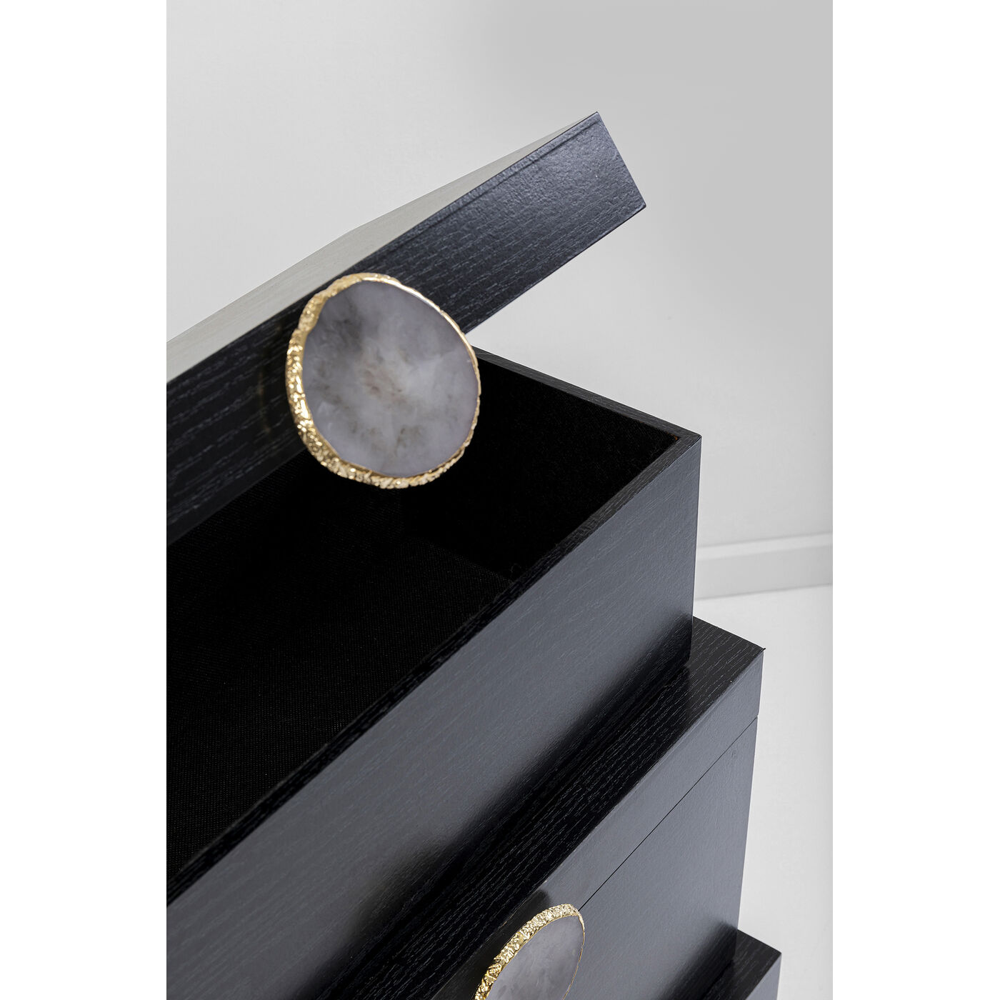 Шкатулка Nifty Black (3 шт) KARE 56262