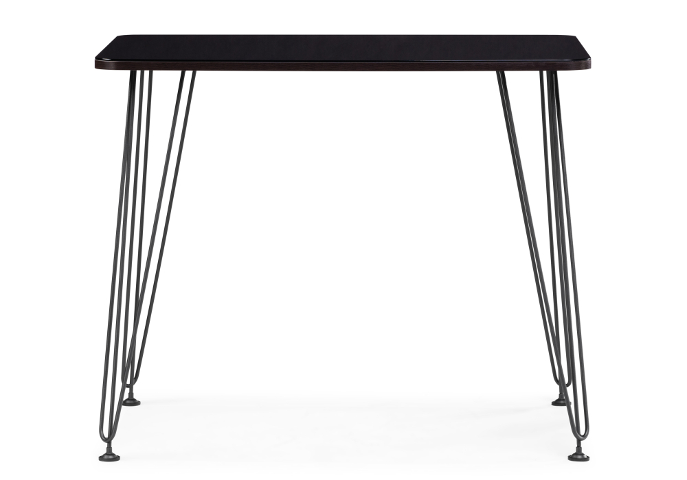 Стол стеклянный Woodville Хумфри черный 514795