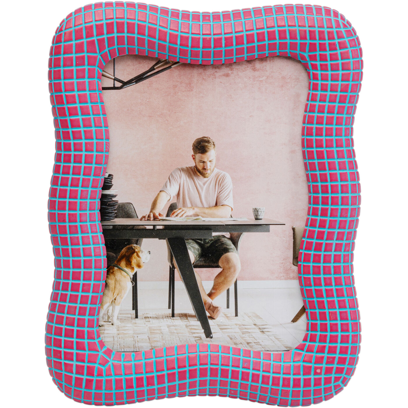 Фоторамка  Wavy Pink 18x23cm KARE 56448