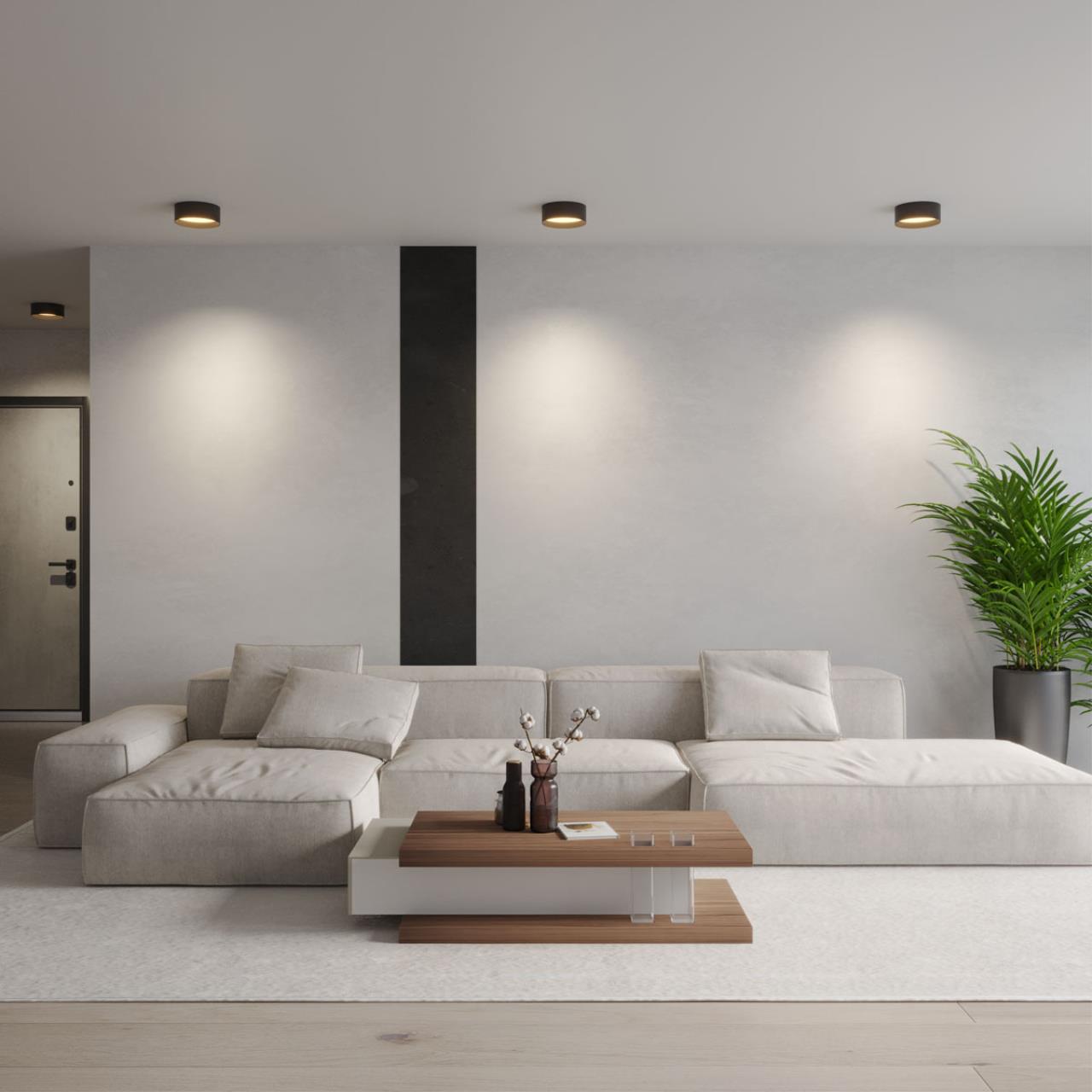 Светильник накладной светодиодный с переключателем цветовой темперетуры Novotech 359599 Светильник накладной светодиодный с переключателем цветовой темперетуры Novotech 359599