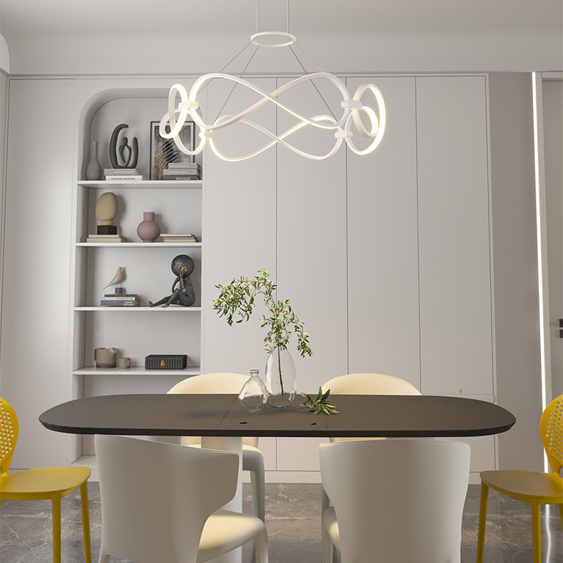 Подвесная люстра FORLI BW D60+80 White by ImperiumLoft