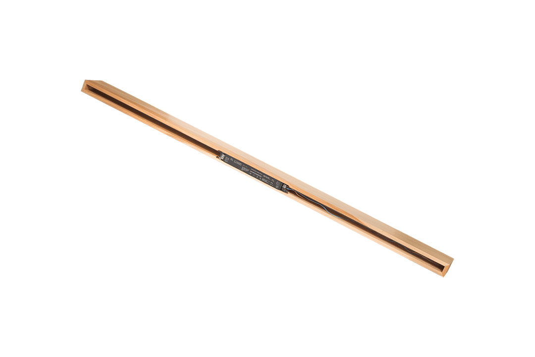 Светильник из массива (ясень белый) Lumker W85-YASBEL-250