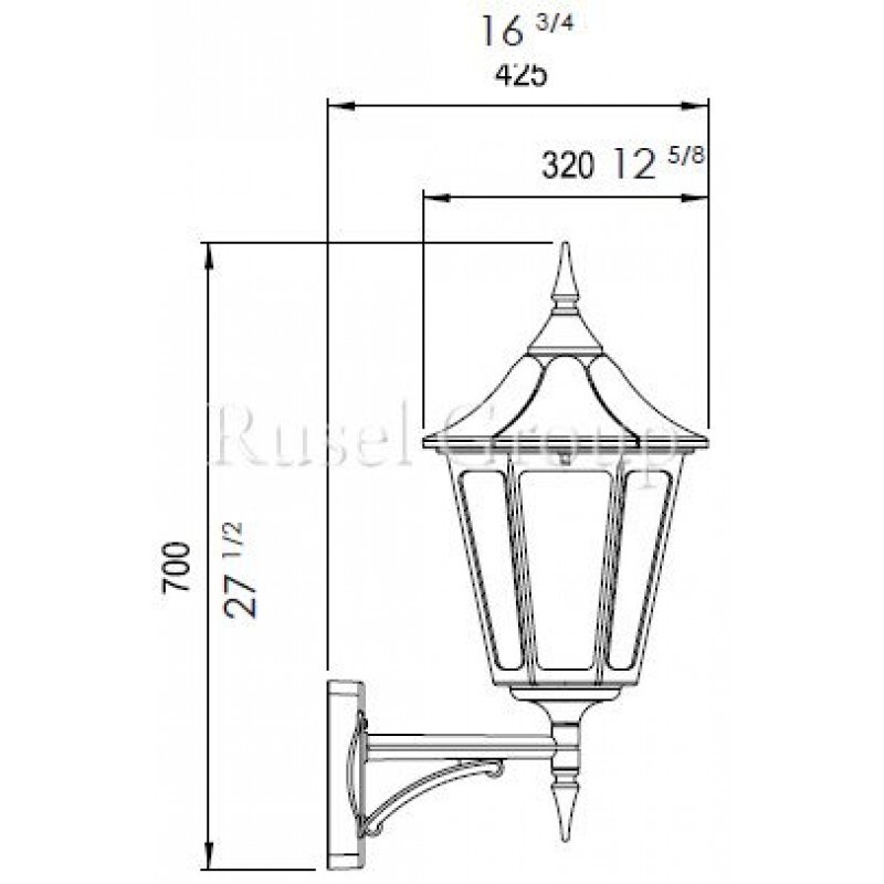 Уличный светильник Kolarz ESAGONALE GRANDE 94070/C