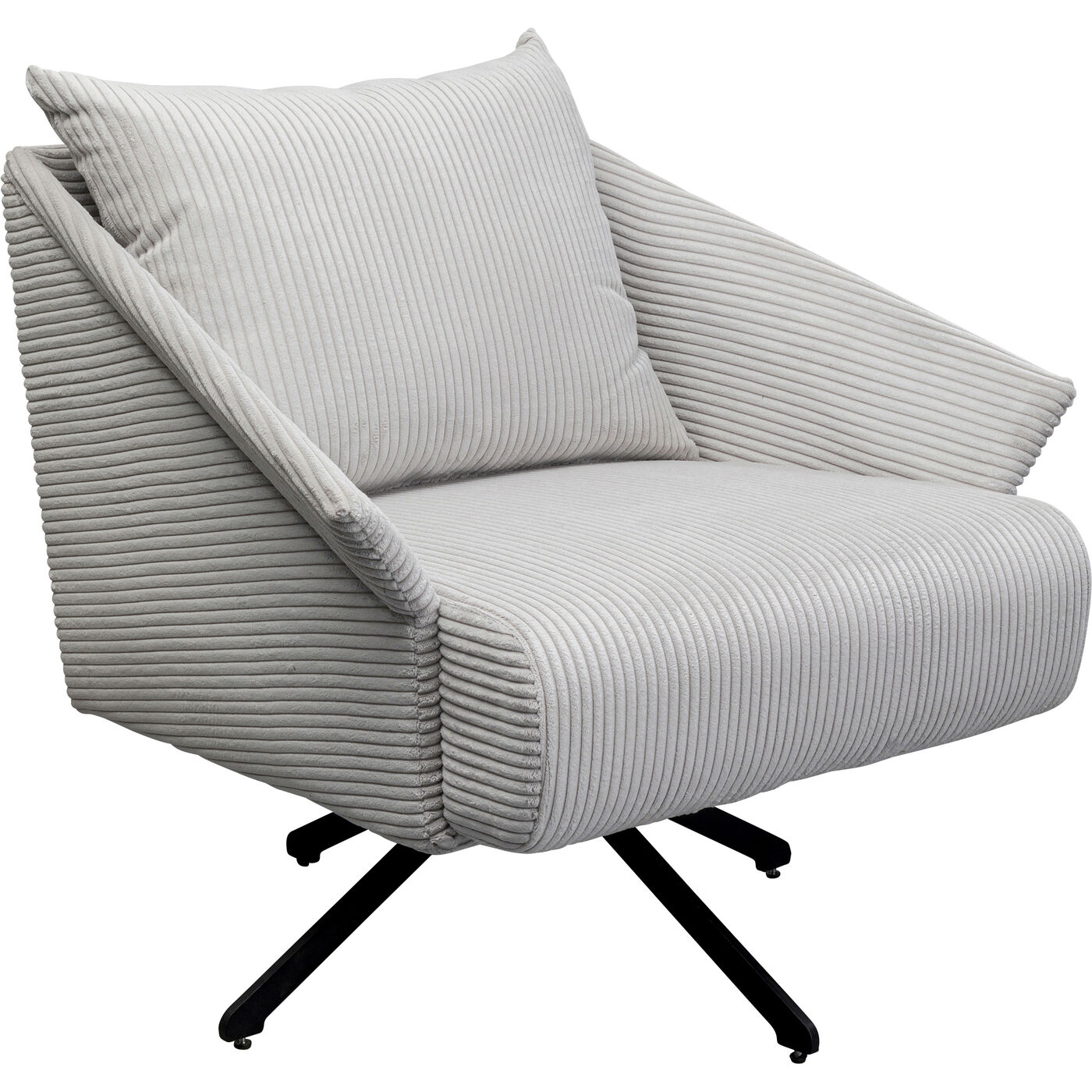 Кресло вращающееся Milo Beige KARE 87836