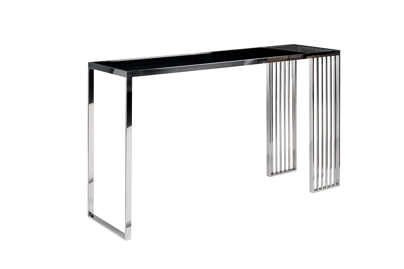 Консоль черное стекло/серебро Garda Decor 13RX-50340