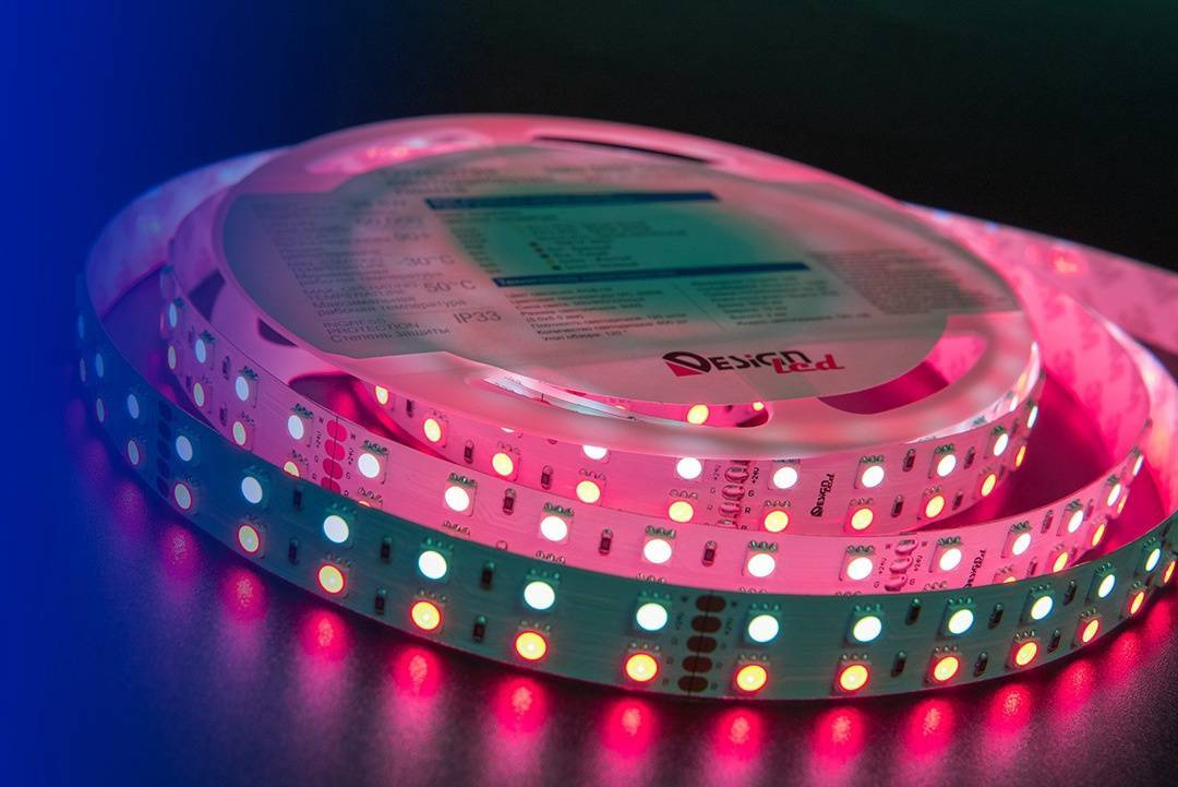Лента светодиодная DesignLed DSG5120-24-RGB+W-33