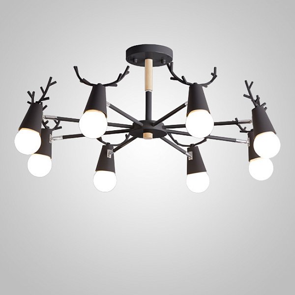 Подвесная люстра DEERCH D90 Black by ImperiumLoft