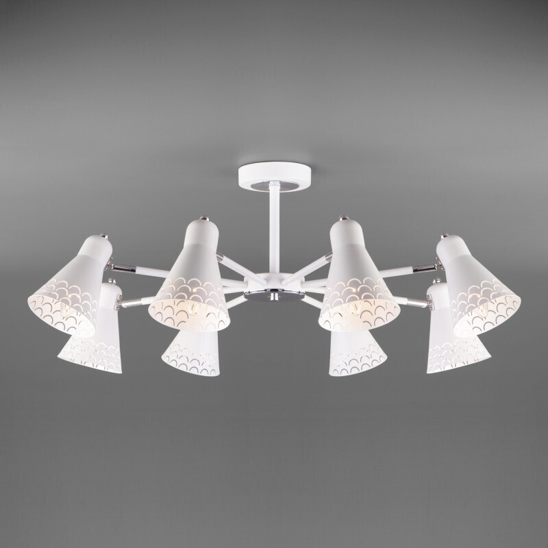 Люстра на штанге Eurosvet 70100/8 белый