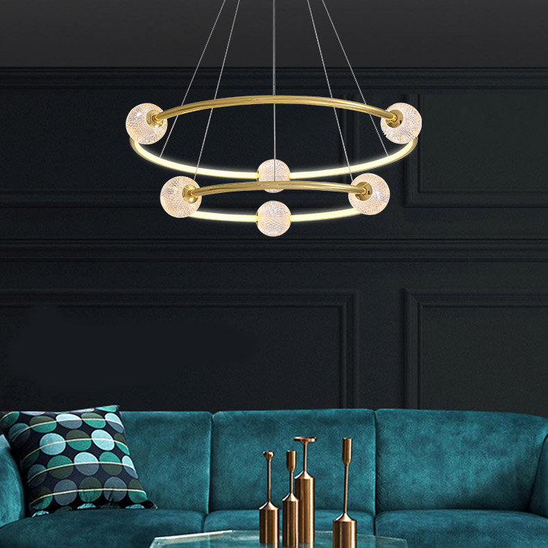 Подвесная люстра STORMS CH D68 Chrome by ImperiumLoft