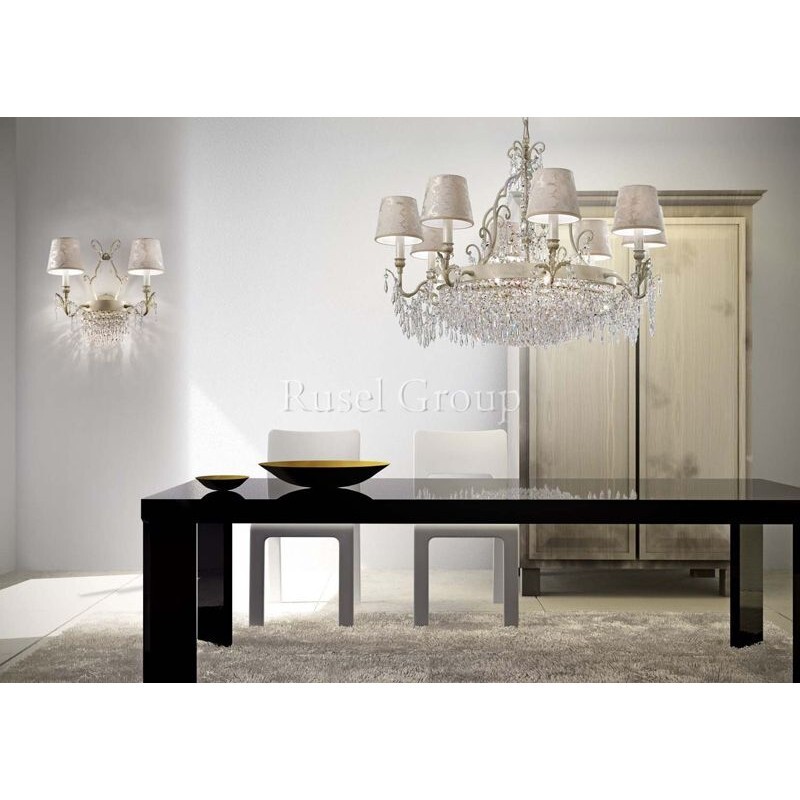 Люстра Masiero GLASSE 8+4 (Emme Pi Light 4010)