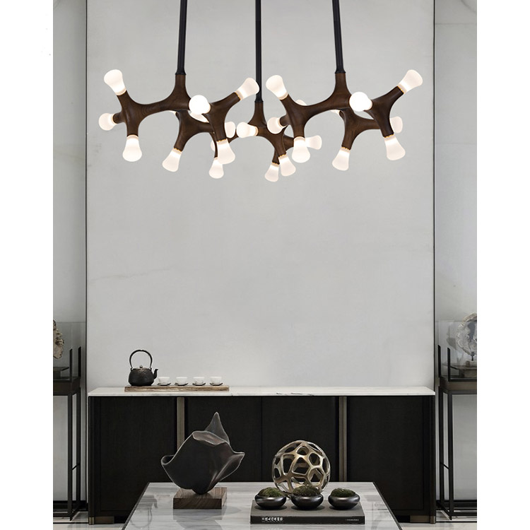 Потолочная люстра SANTANA CH D110 Light brown by ImperiumLoft