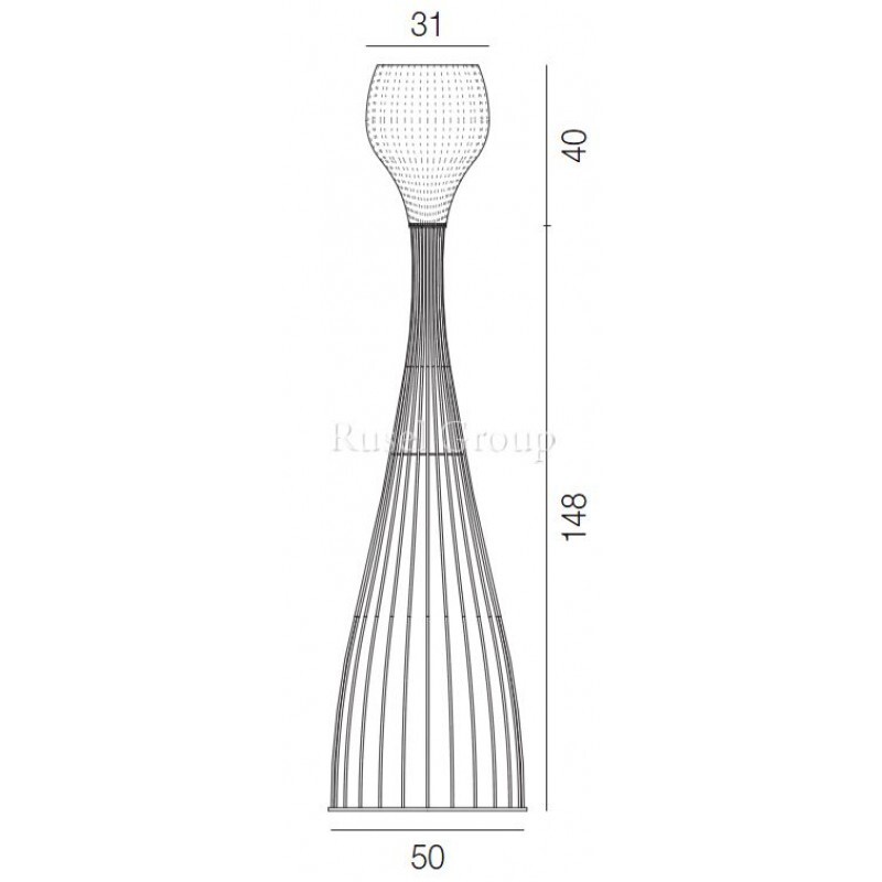 Напольный светильник Vistosi REDER PT