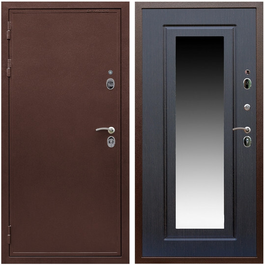 Дверь входная Graf Престиж Антик медь / МДФ 16 мм ФЛЗ-120 Венге