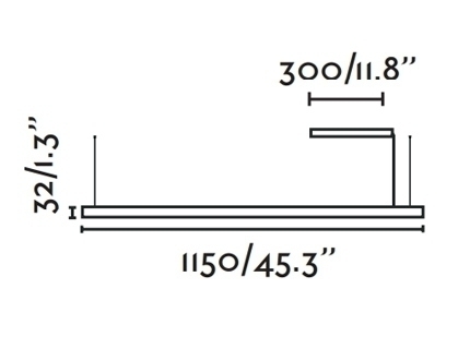 Подвесной светильник Vico черный 30W 2700K CANOPY RECESS Faro