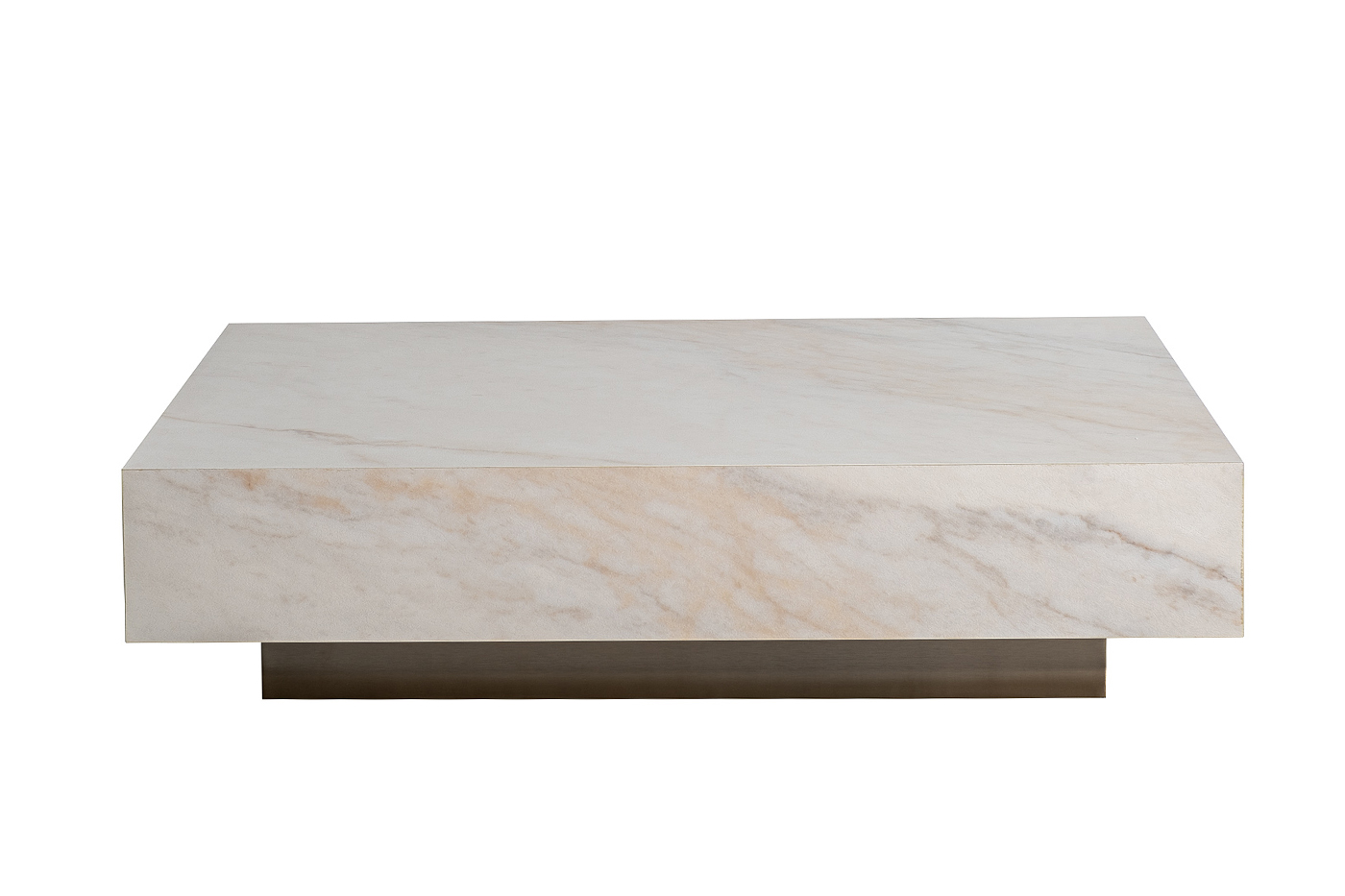 Стол журнальный AGATE светлый керамический 120*80*29 Garda Decor 57EL-93601