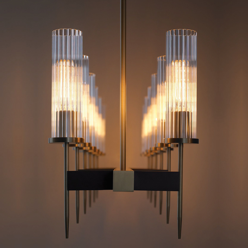 Люстра  Delight Collection Alouette 12 brass