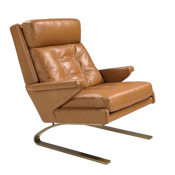 Кресло из кожи цвета Camel 5157 Angel Cerda