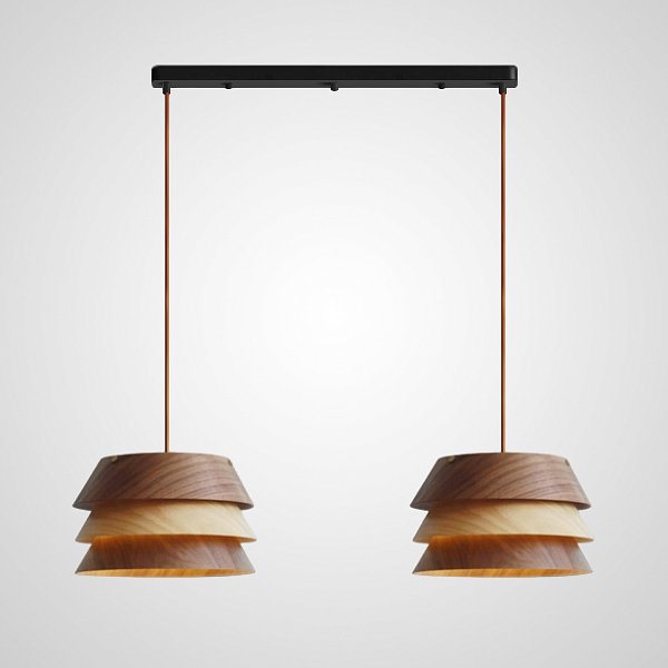 Подвесной светильник BRAM COMBO L2 Black by ImperiumLoft