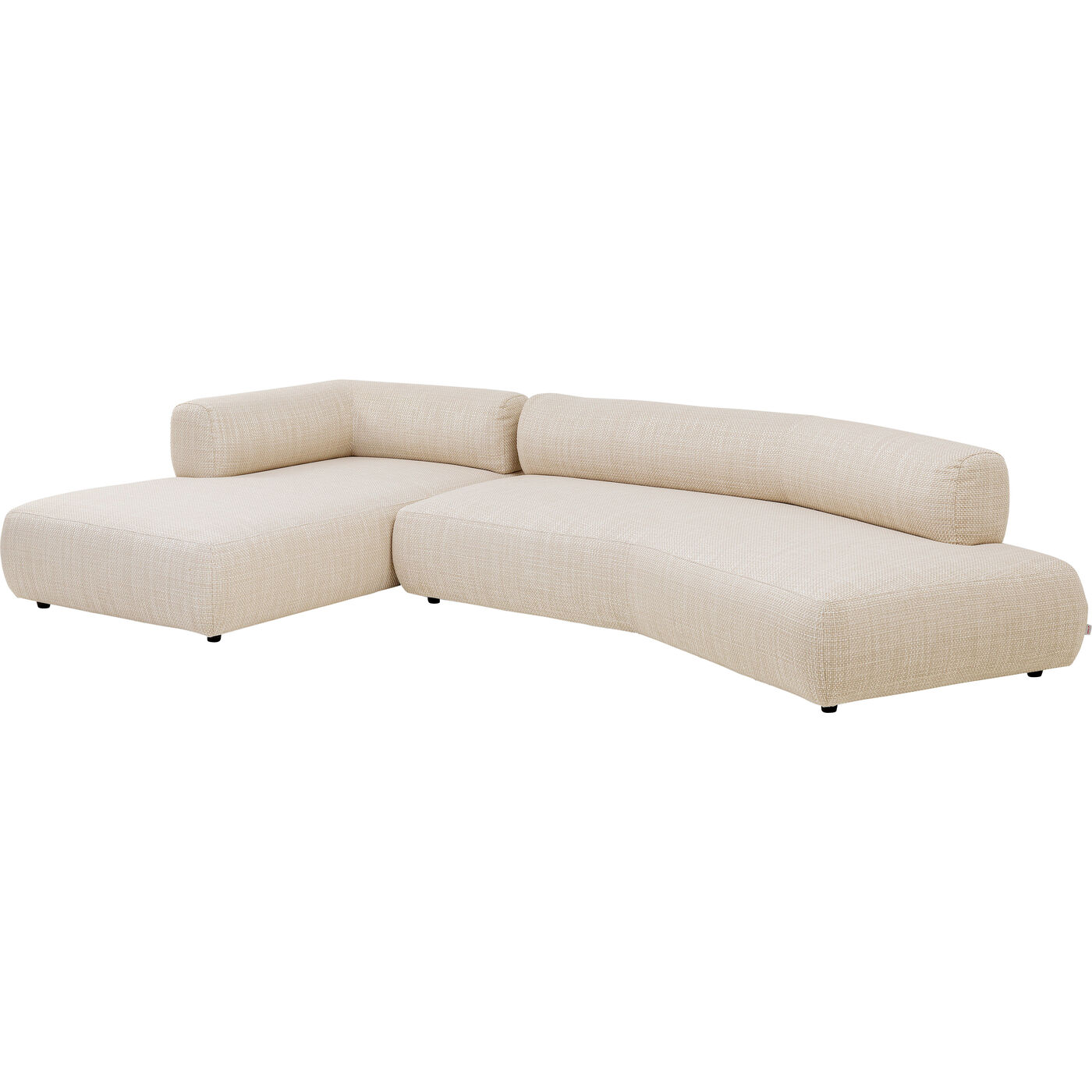 Диван левосторонний угловой Bow Left Cream KARE 88023