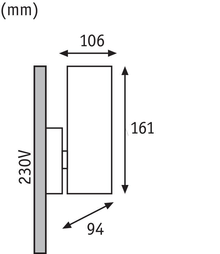 Уличный настенный cветильник Paulmann 94189