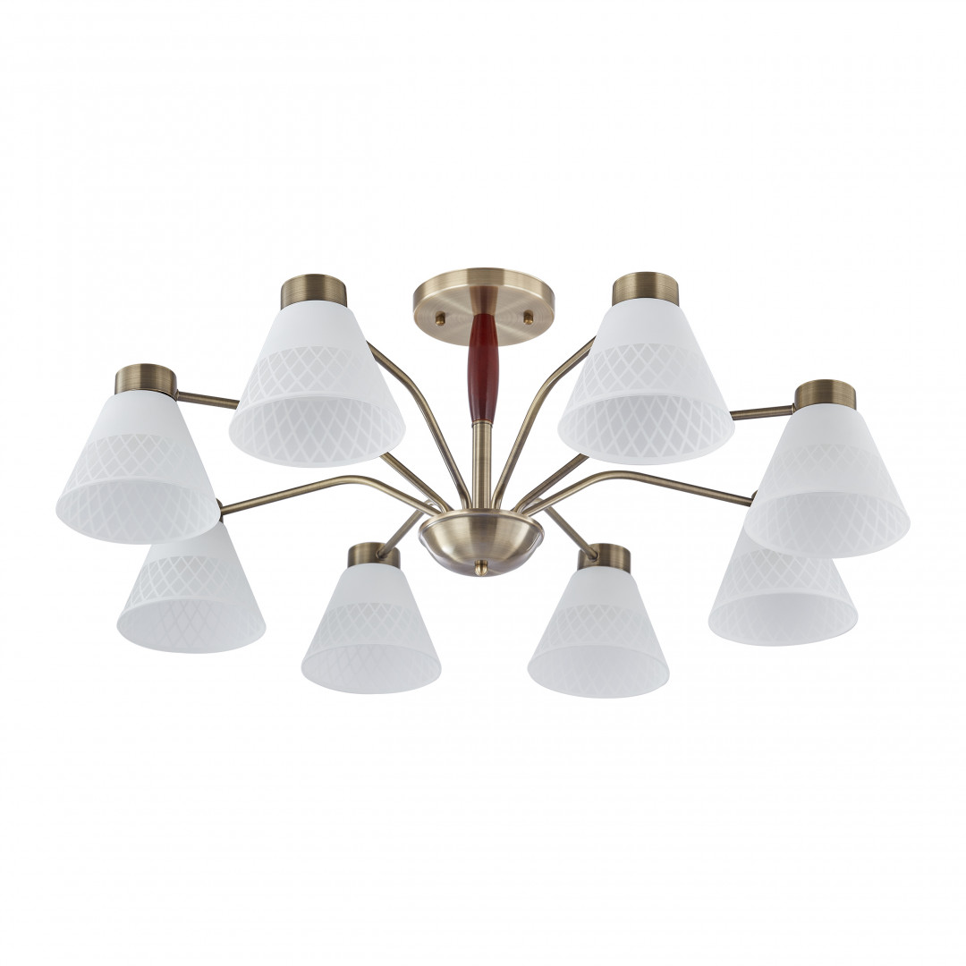 Люстра потолочная с плафонами 336350/8 AB Arte Milano