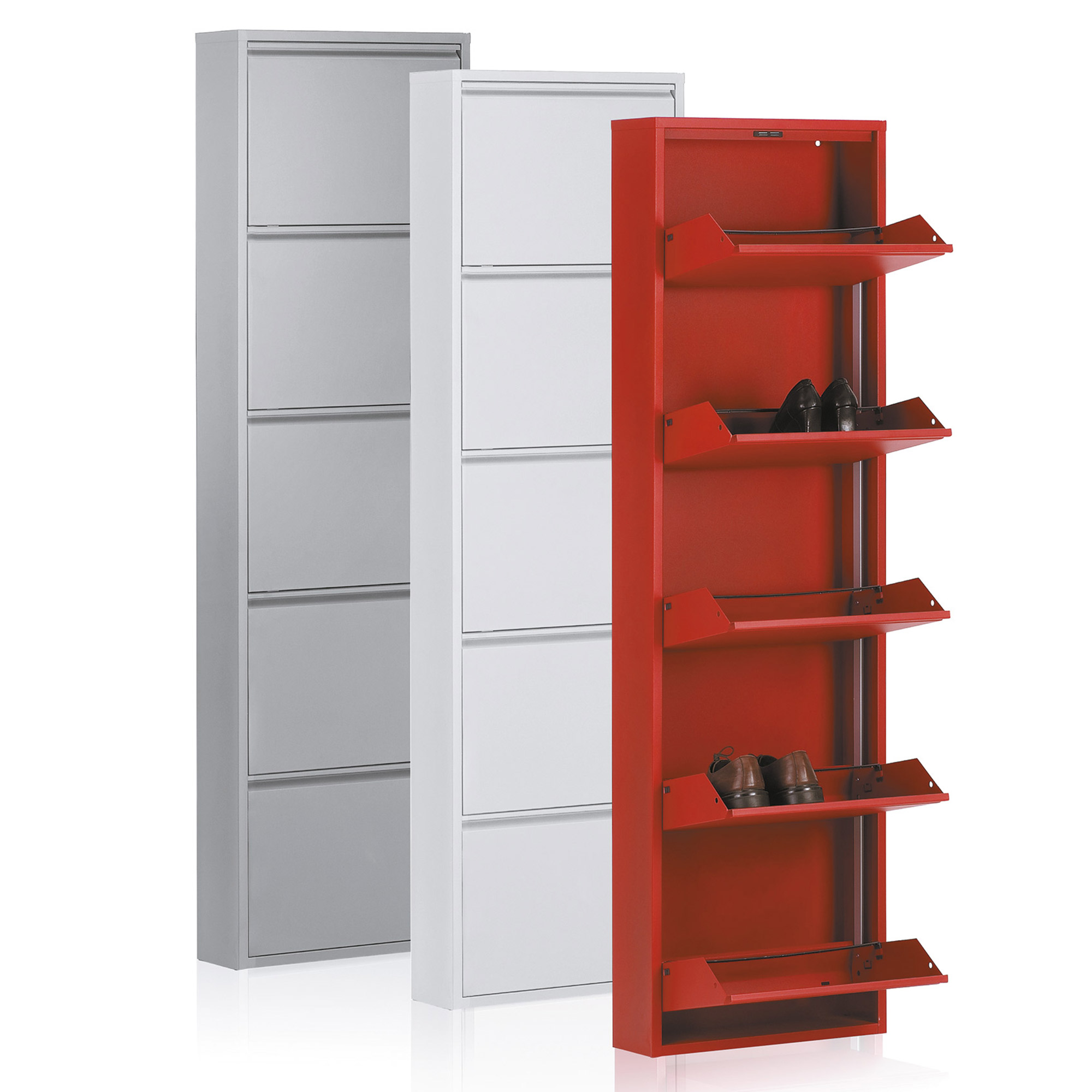 Шкаф для обуви Rox белый La Forma (ex Julia Grup)