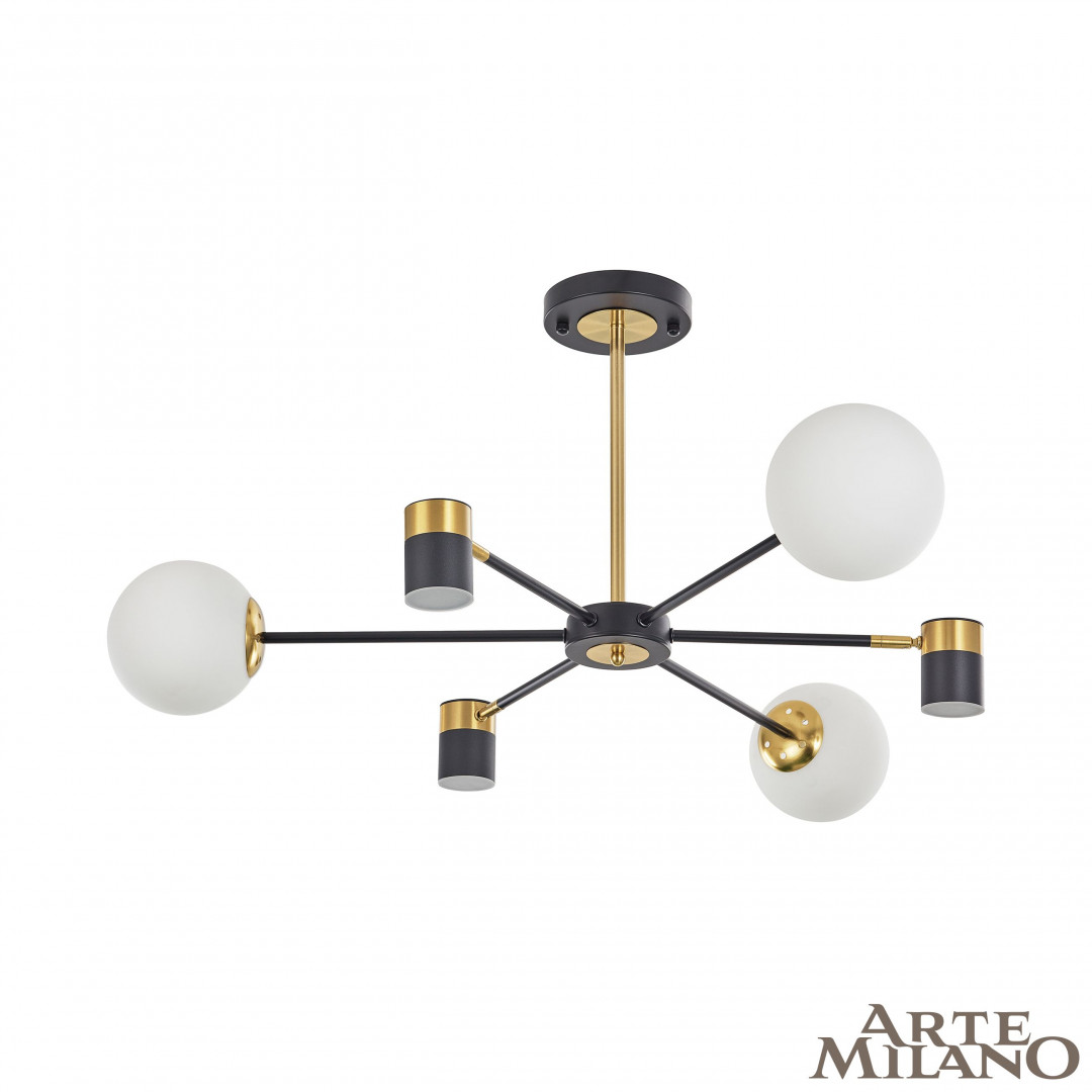 Люстра светодиодная 274802/6 BK/GD Arte Milano