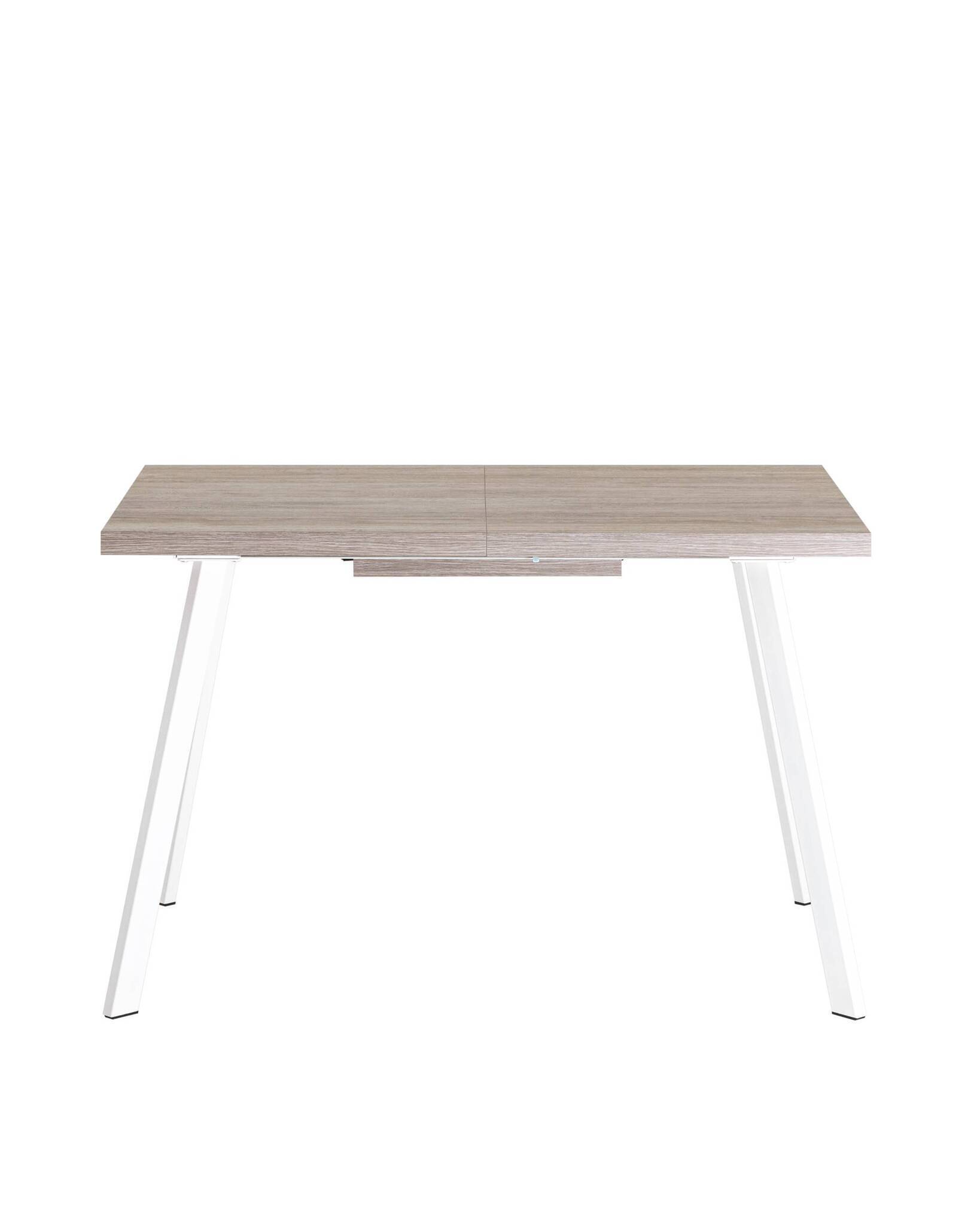 Стол Plain 116-158*74 дуб Ан/белый Stool Group