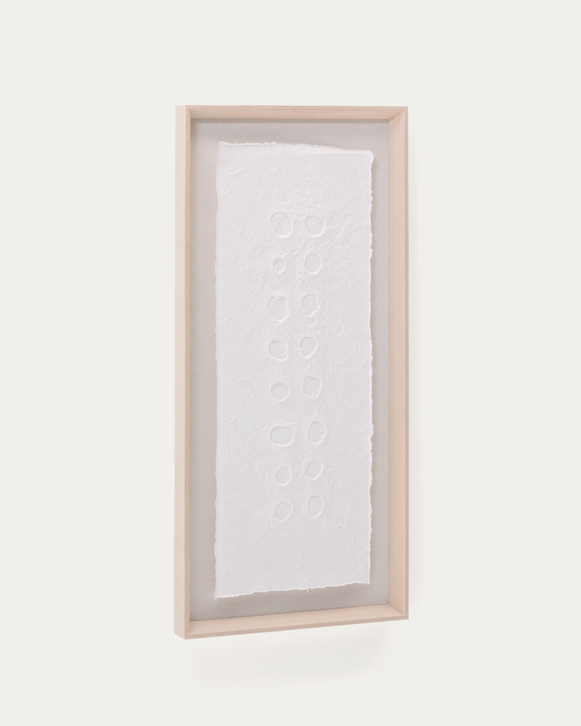 Olvin Абстрактная картина на белой бумаге с рельефным рисунком La Forma (ex Julia Grup)