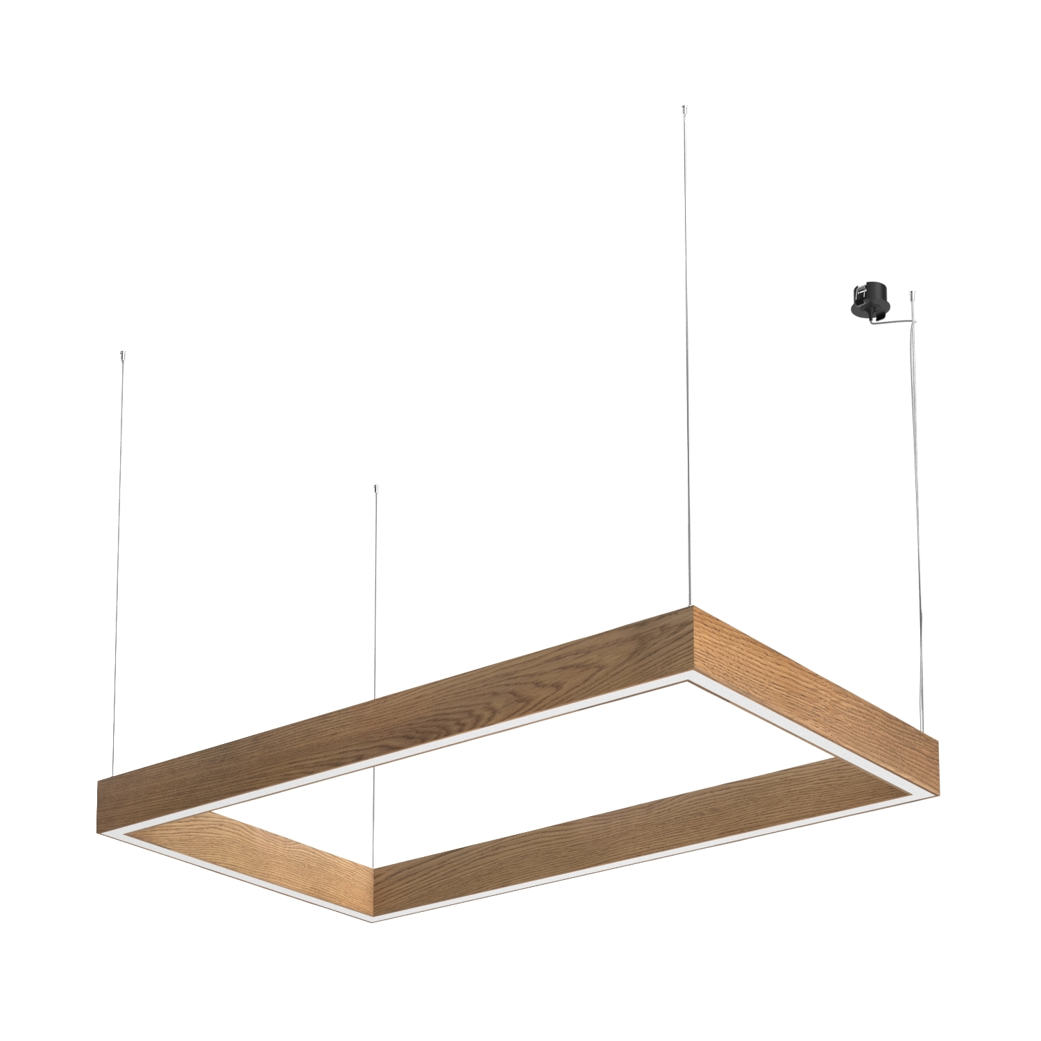 Подвесной светодиодный светильник Ledron KVADRO Basic 690х1190 Black 4000K