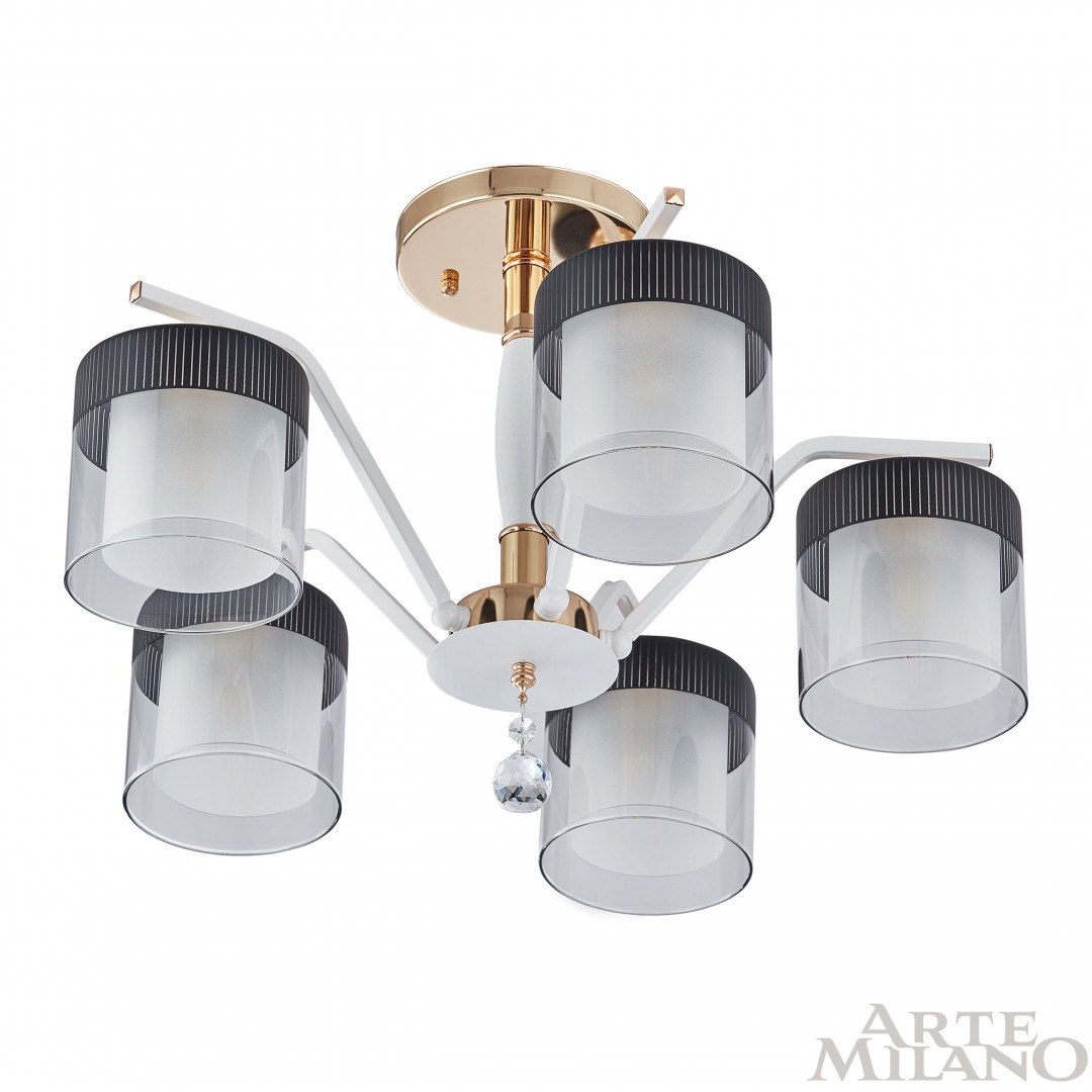 Люстра потолочная с плафонами 332646/5 FGD+WT Arte Milano