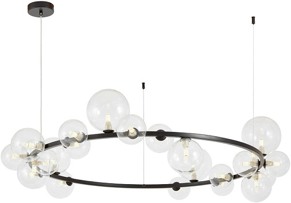 Подвесной светильник Lumina Deco LDP 7033-24 BK+CL