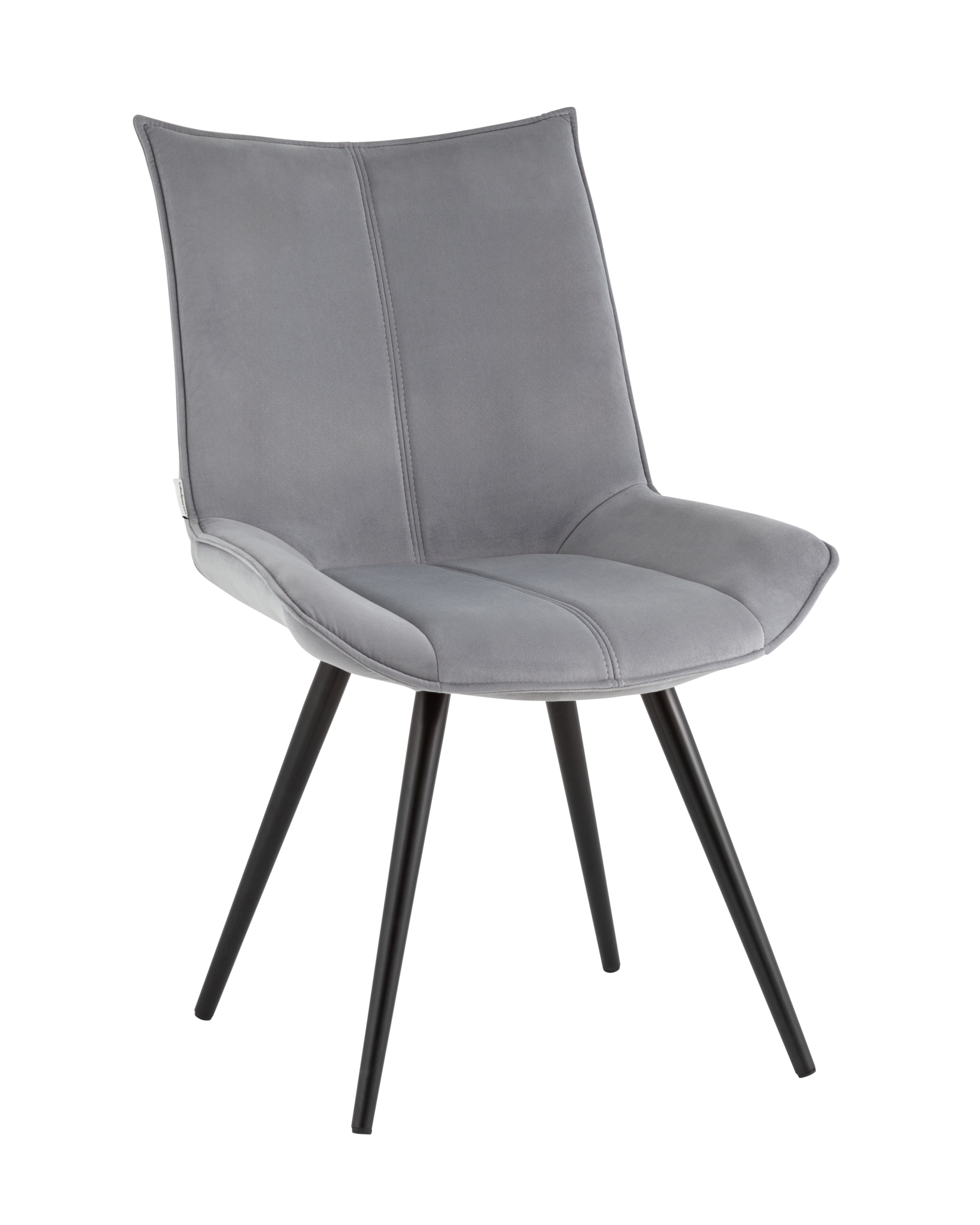 Стул вращающийся Робб велюр серый Stool Group