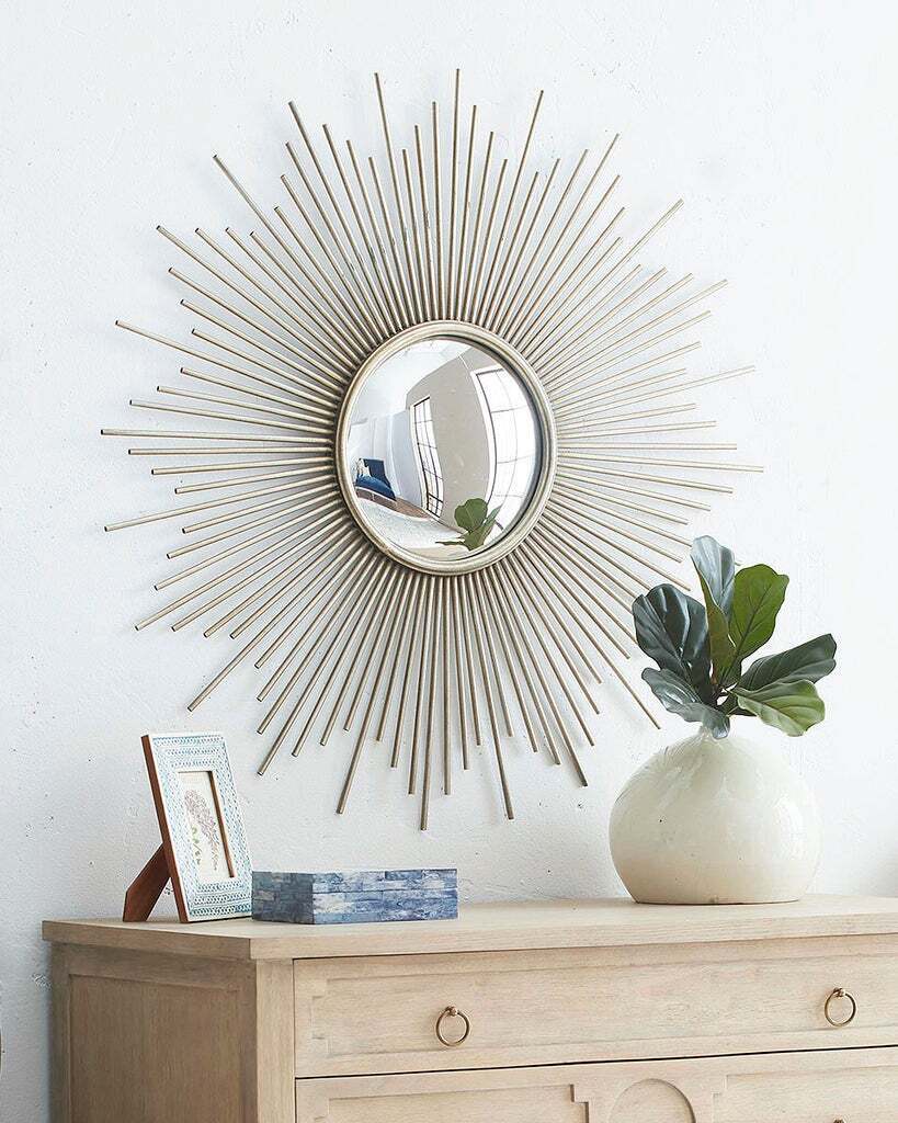 Настенное круглое зеркало в раме Брук Louvre Home LHMF12S