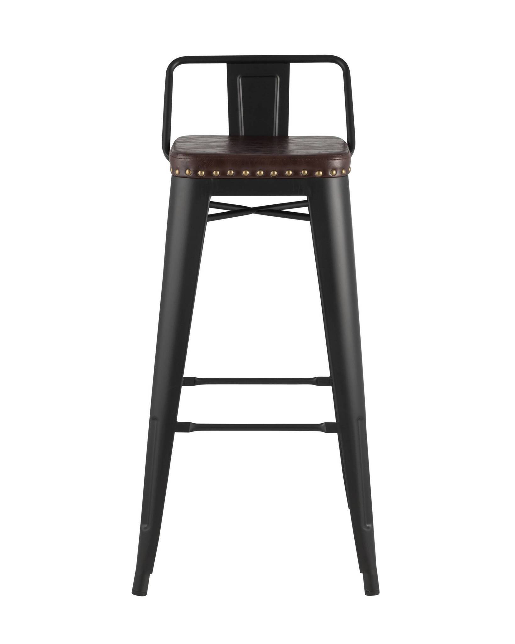 Стул барный TOLIX SOFT черный матовый Stool Group