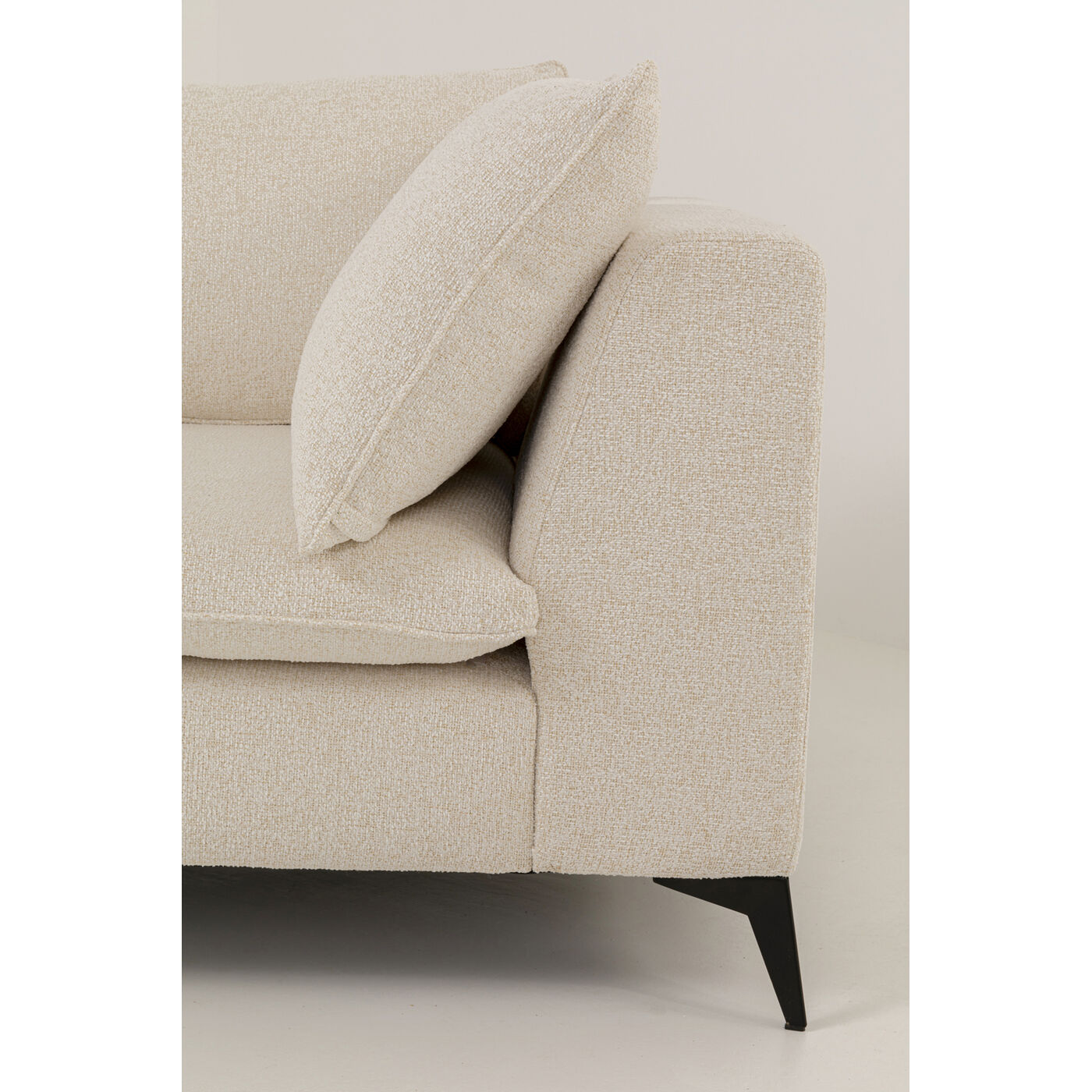 Диван угловой левосторонний Jimmy Cream Left KARE 70709