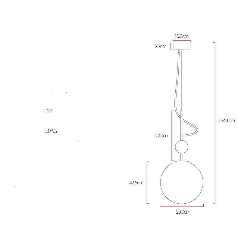 Подвесной светильник Sitpol by ImperiumLoft