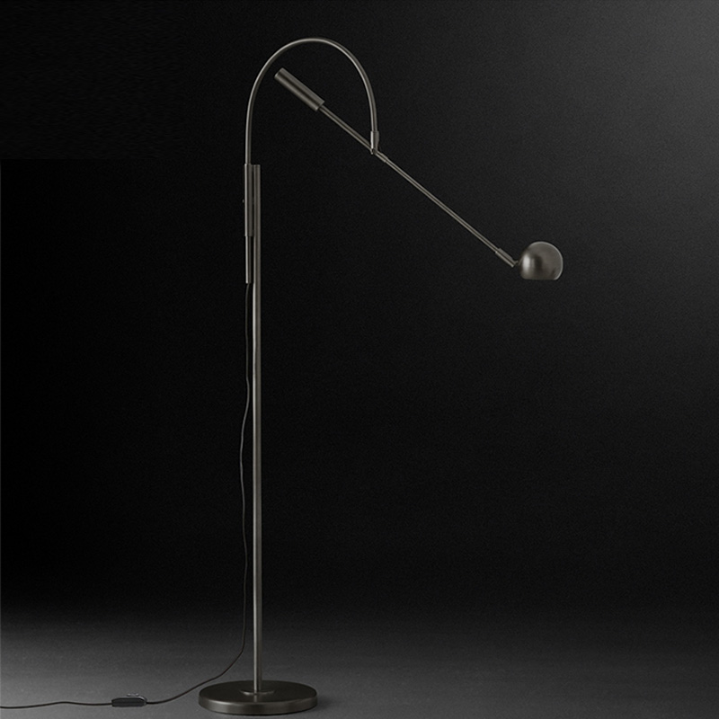 Торшер Restoration Hardware ORBITER II Task Floor Black by ImperiumLoft