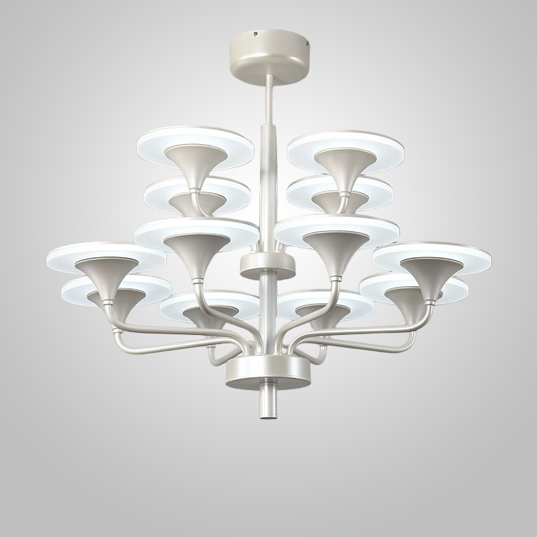 Люстра на штанге PILLAR L10 Silver by ImperiumLoft