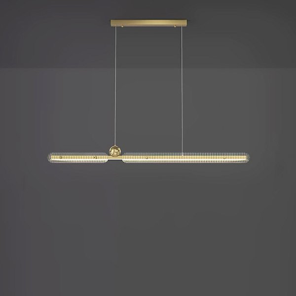 Реечный, рядный светильник CHIFFA B L120 Brass by ImperiumLoft